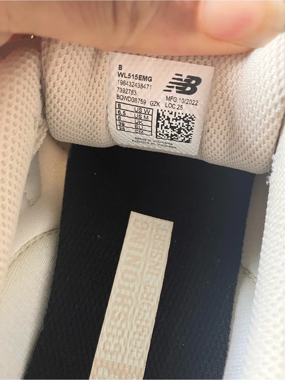 New Balance Beige and Black  Retro Runner Sneakers